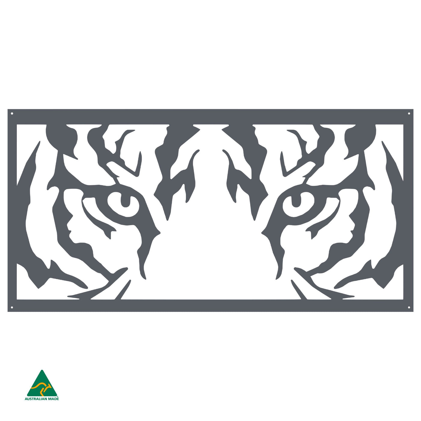 The Big Cat Metal Wall Art | Ironstone Matt