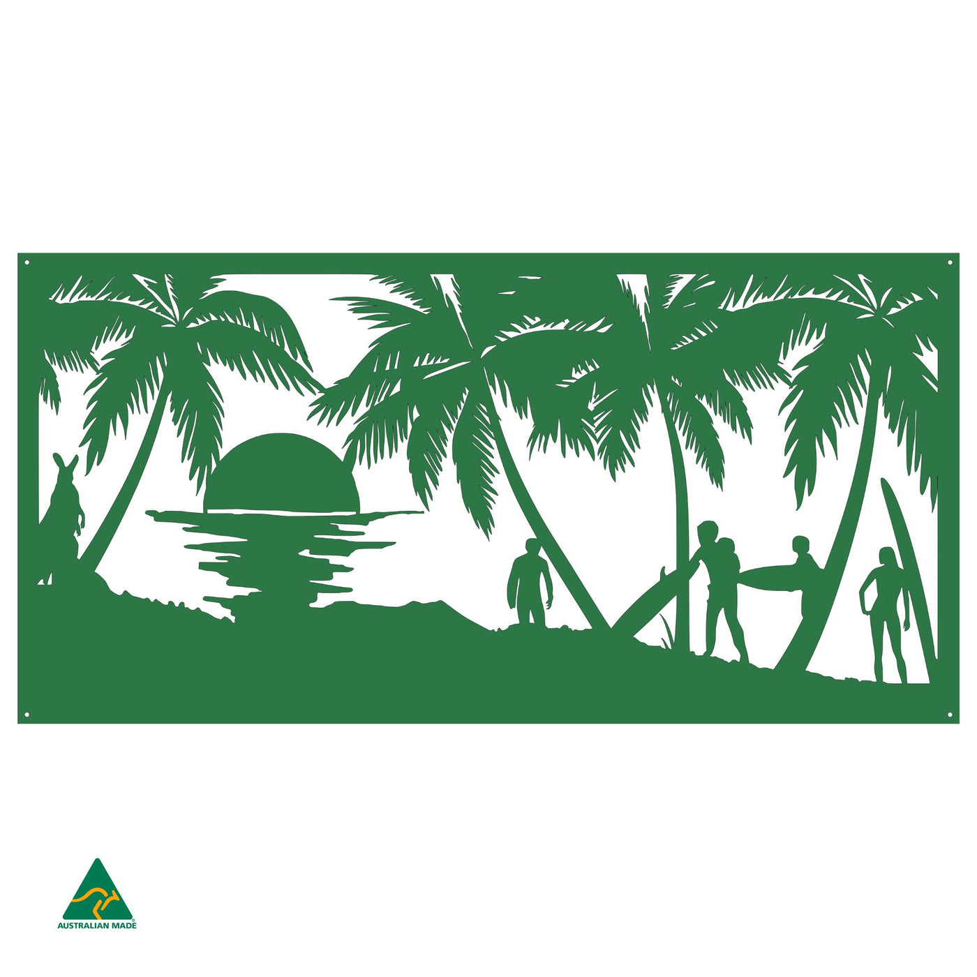 Surf’s Up Metal Wall Art | Mistletoe Gloss