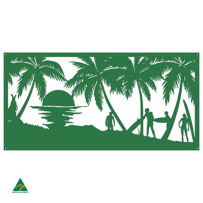 Surf’s Up Metal Wall Art | Mistletoe Gloss
