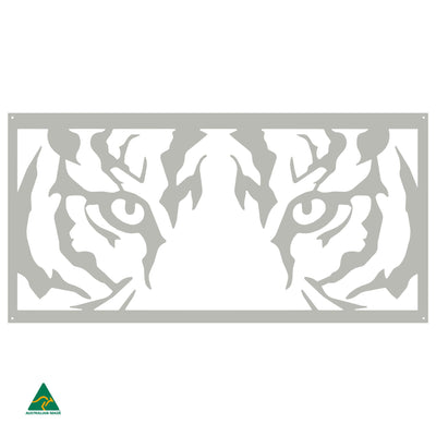 The Big Cat Metal Wall Art | Shale Grey Matt