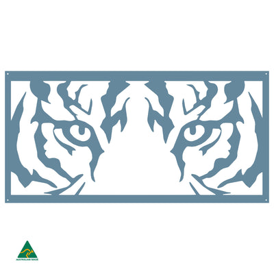 The Big Cat Metal Wall Art | Wedgewood Satin