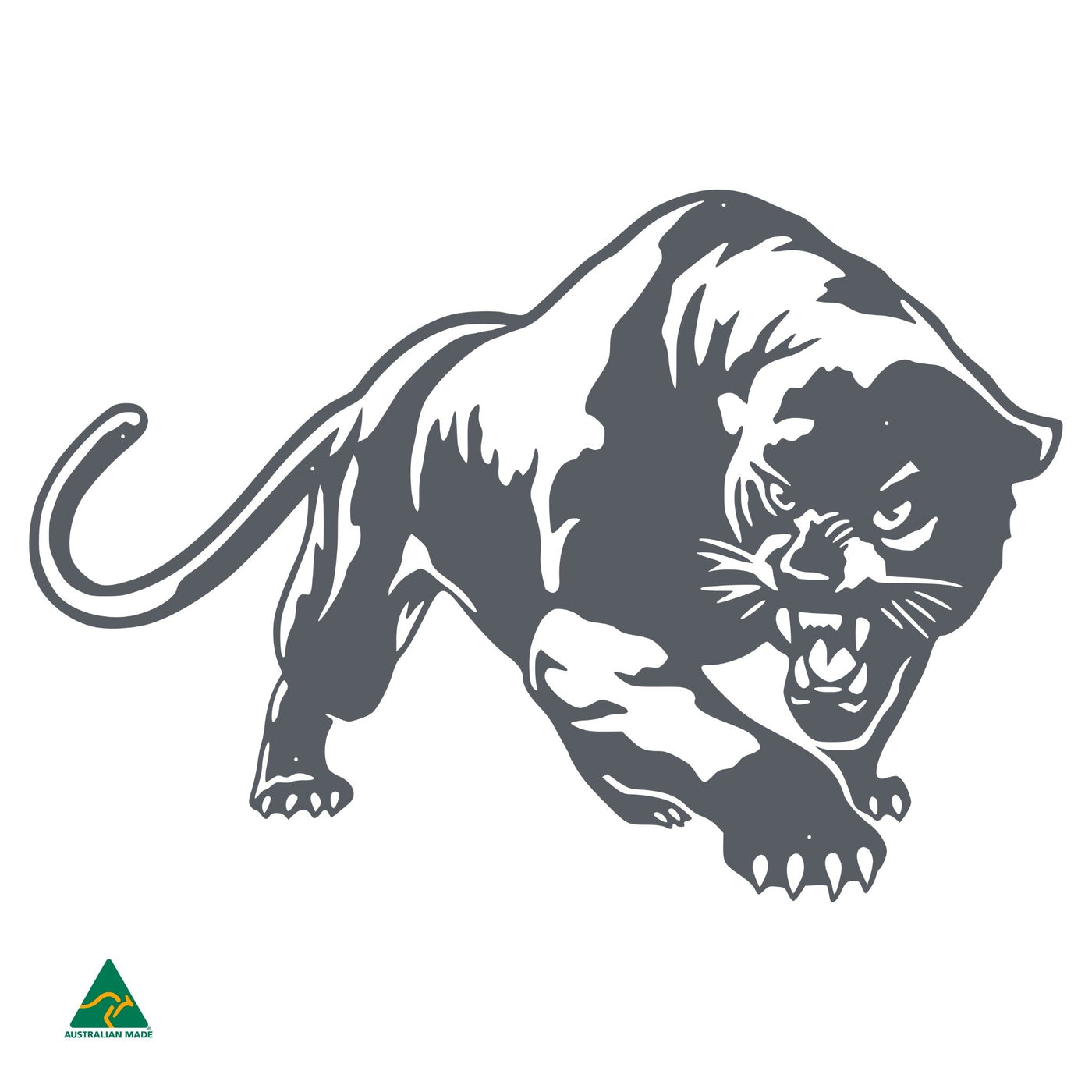 The Black Panther Metal Wall Art | Ironstone Matt