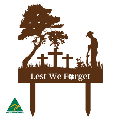 The Remembrance Garden Stake | Rust Finish