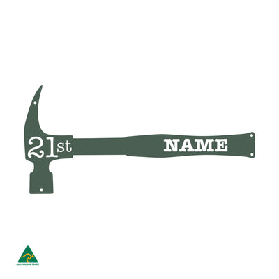 Tradie's Tool 21st Key  | Cottage Green Satin