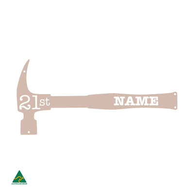 Tradie's Tool 21st Key | Pink Sand Matt