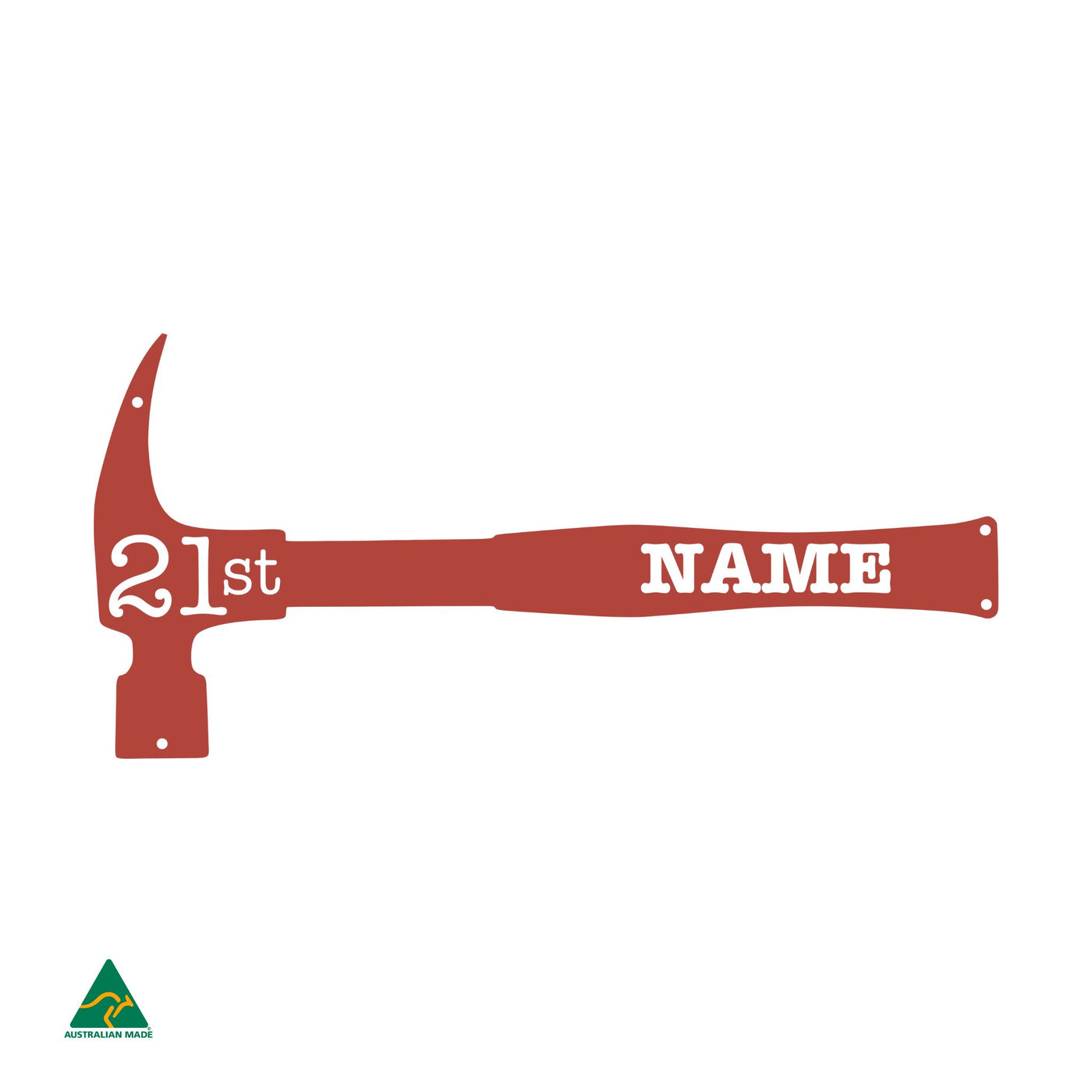 Tradie's Tool 21st Key  | Signal Red Gloss