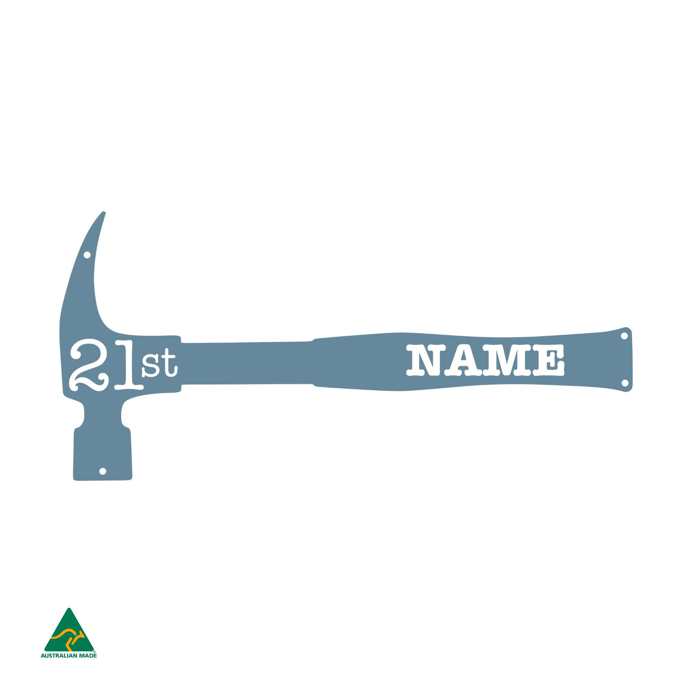 Tradie's Tool 21st Key | Wedgewood Satin