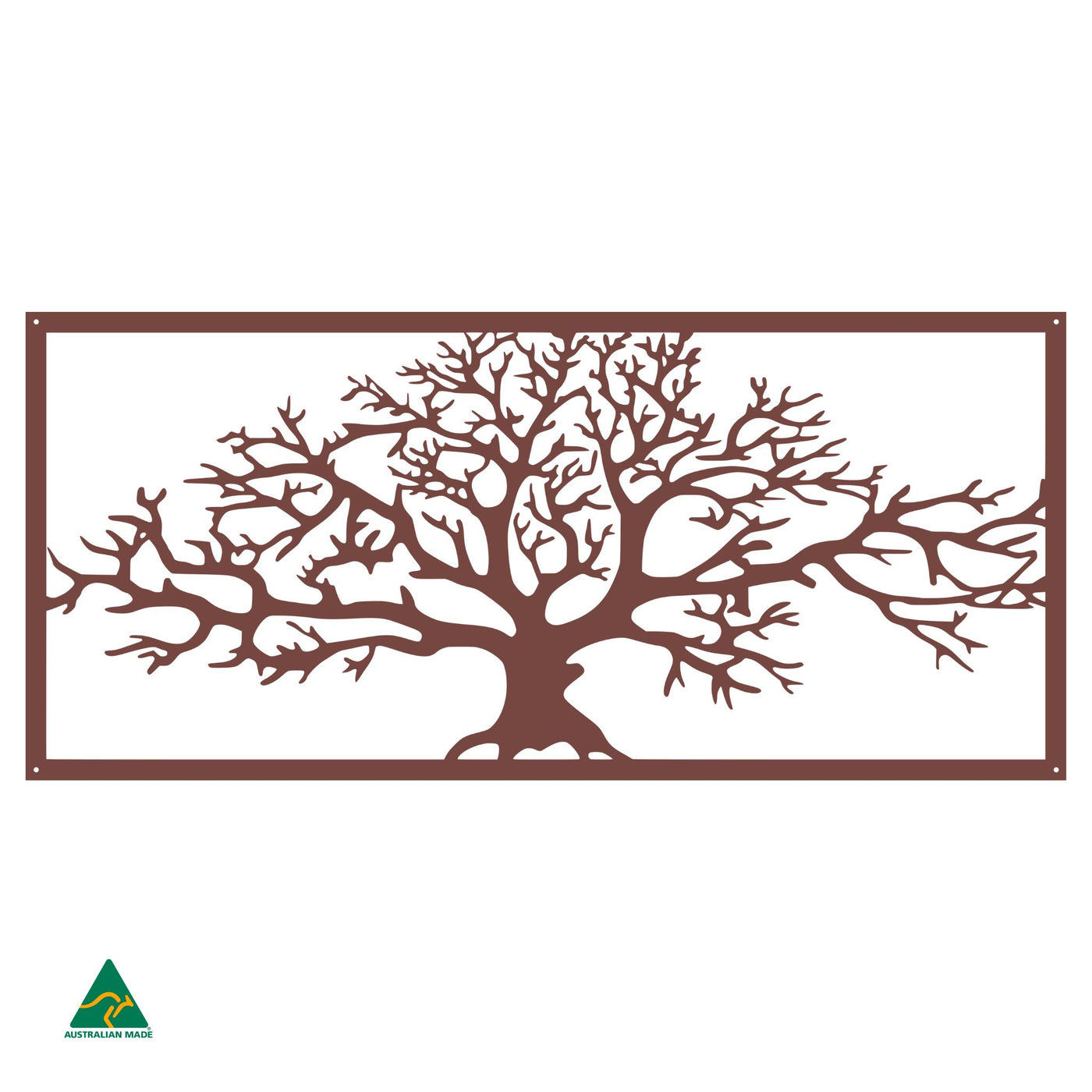 Tree of Life Metal Wall Art | Manor Red Satin