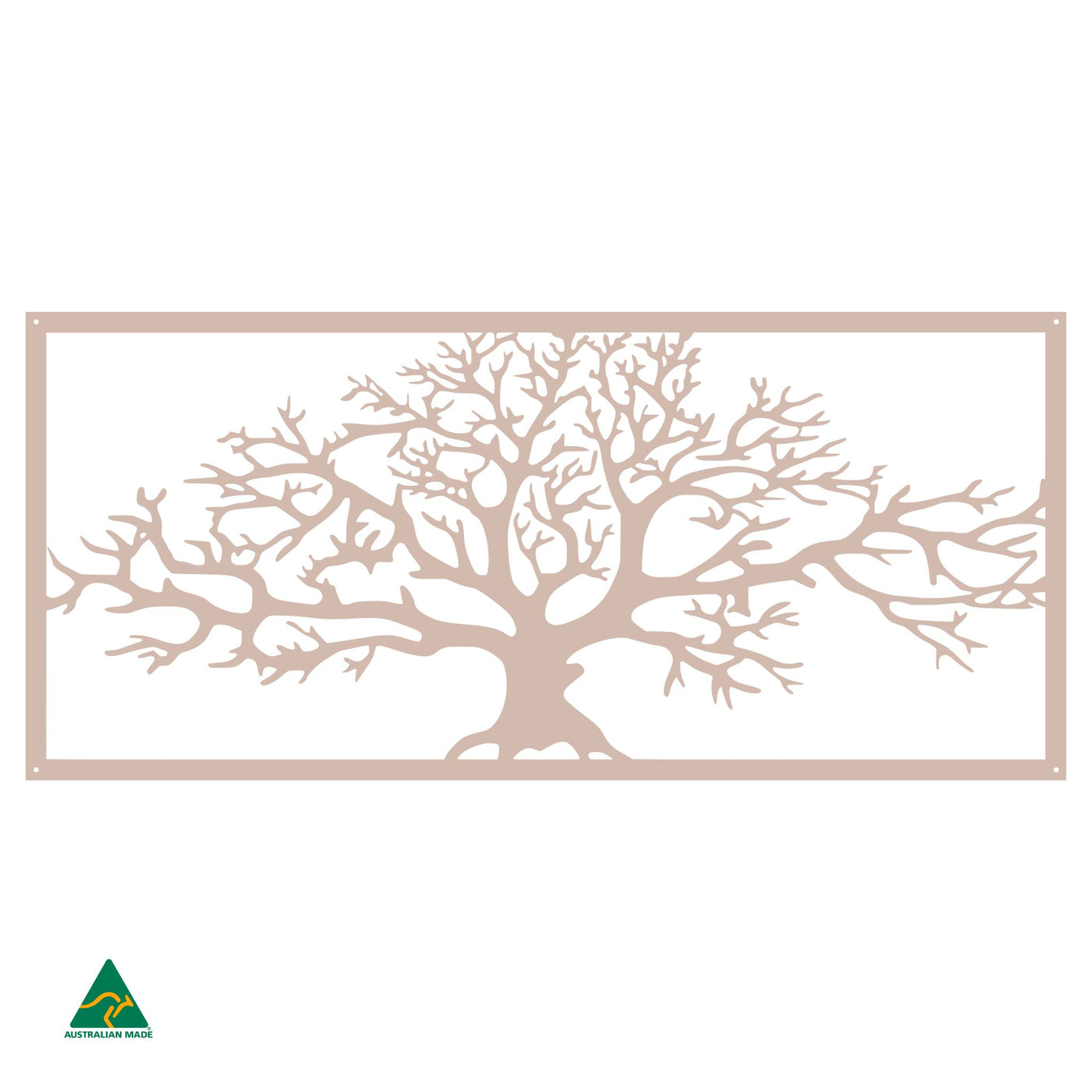 Tree of Life Metal Wall Art | Pink Sand Matt
