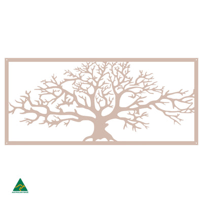 Tree of Life Metal Wall Art | Pink Sand Matt