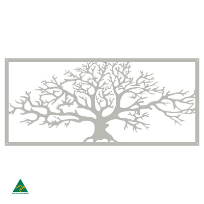 Tree of Life Metal Wall Art | Shale Grey Matt