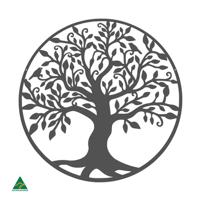 Tree of Life Round Metal Wall Art | Monument Matt